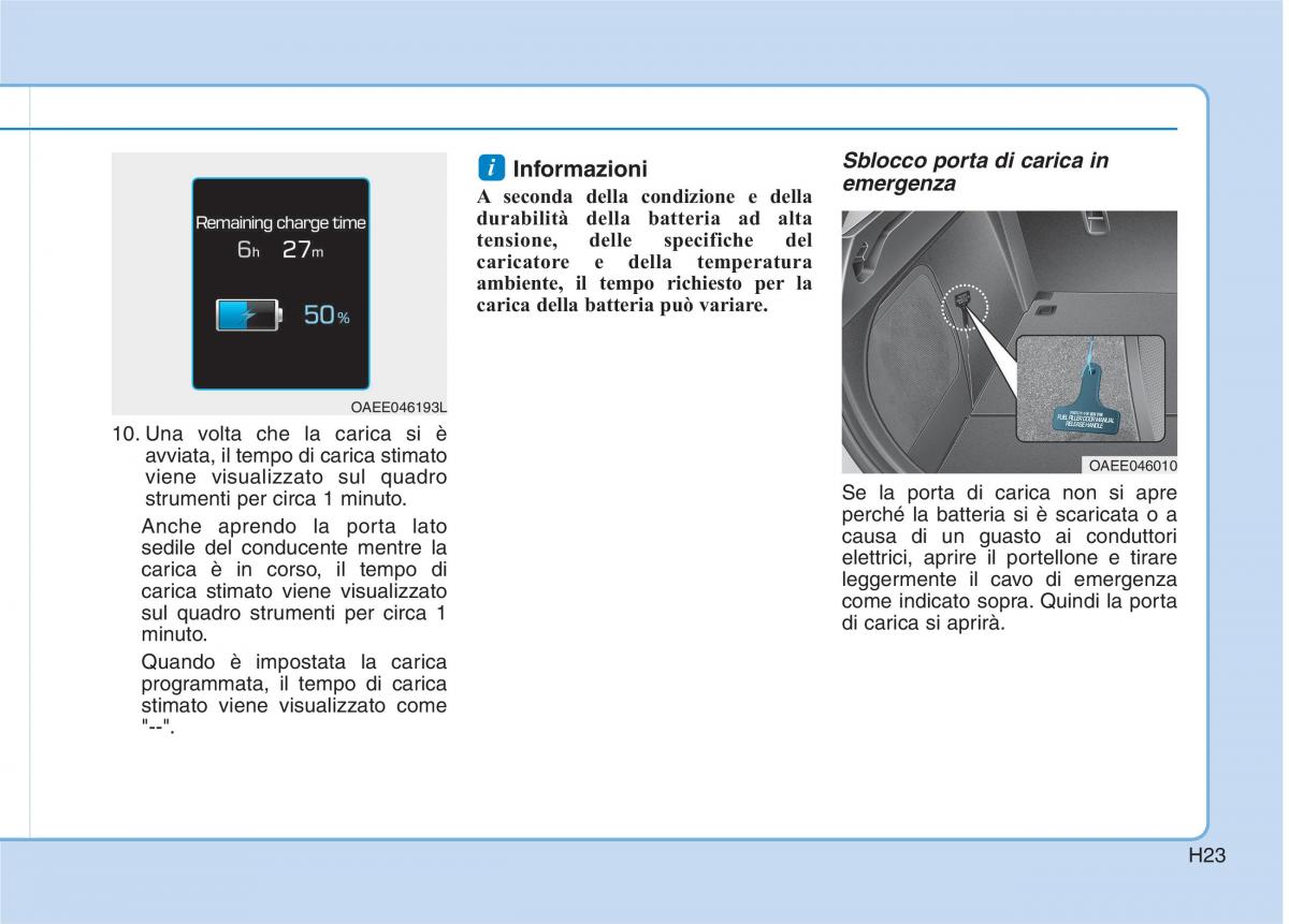 Hyundai Ioniq Electric manuale del proprietario / page 32