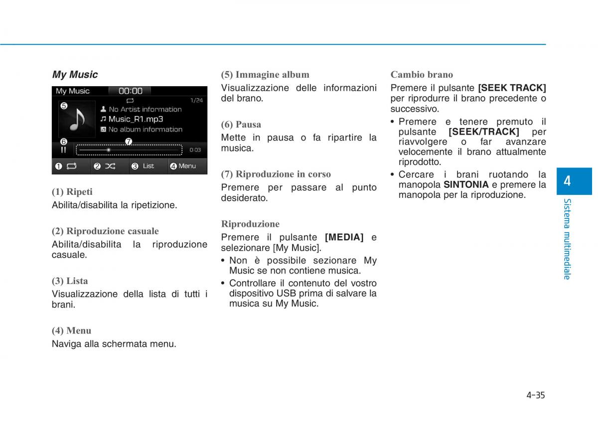 Hyundai Ioniq Electric manuale del proprietario / page 324