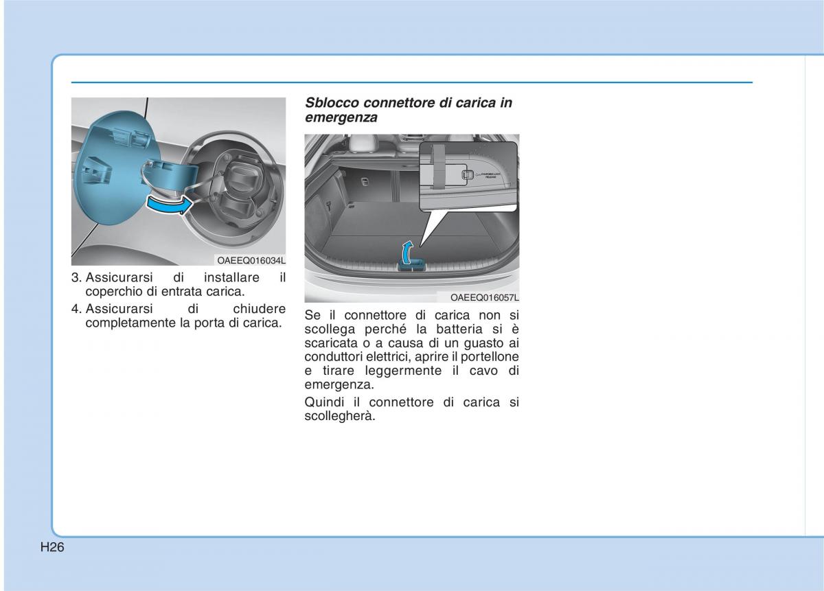 Hyundai Ioniq Electric manuale del proprietario / page 35