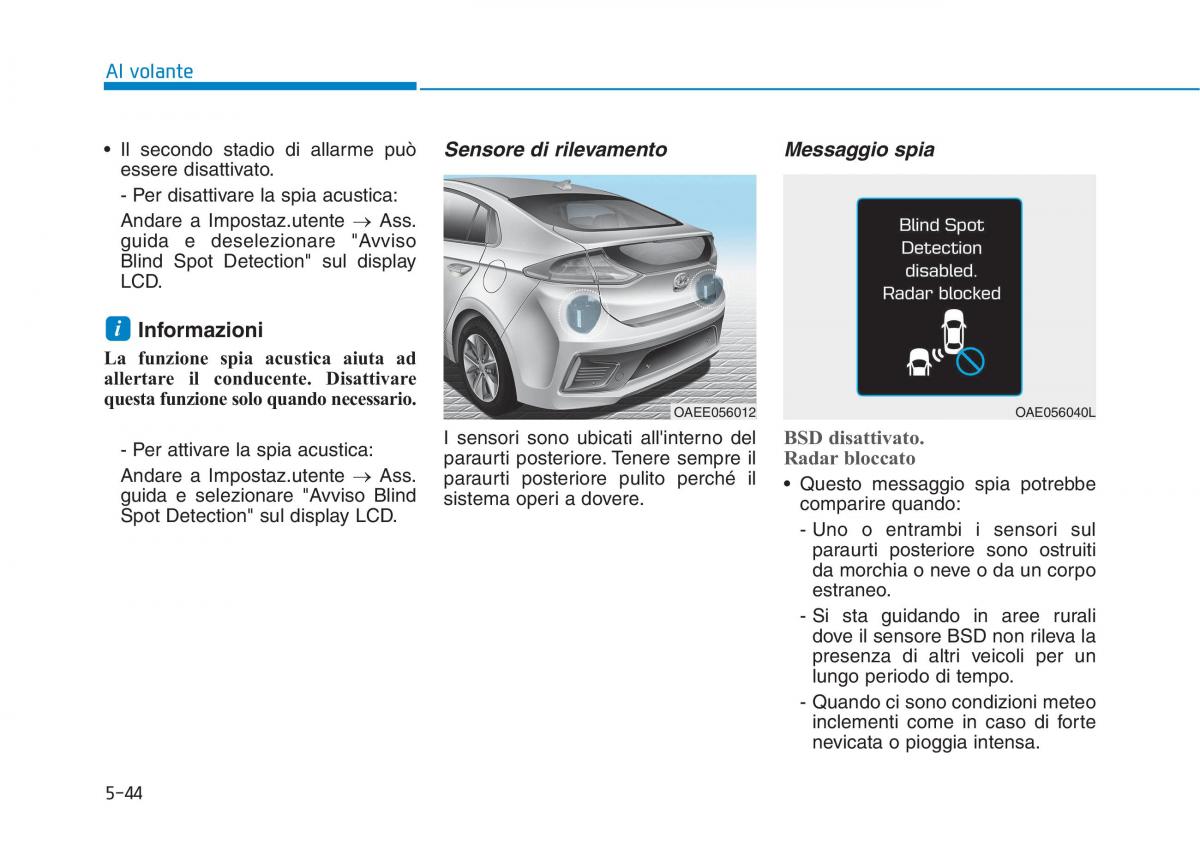 Hyundai Ioniq Electric manuale del proprietario / page 383