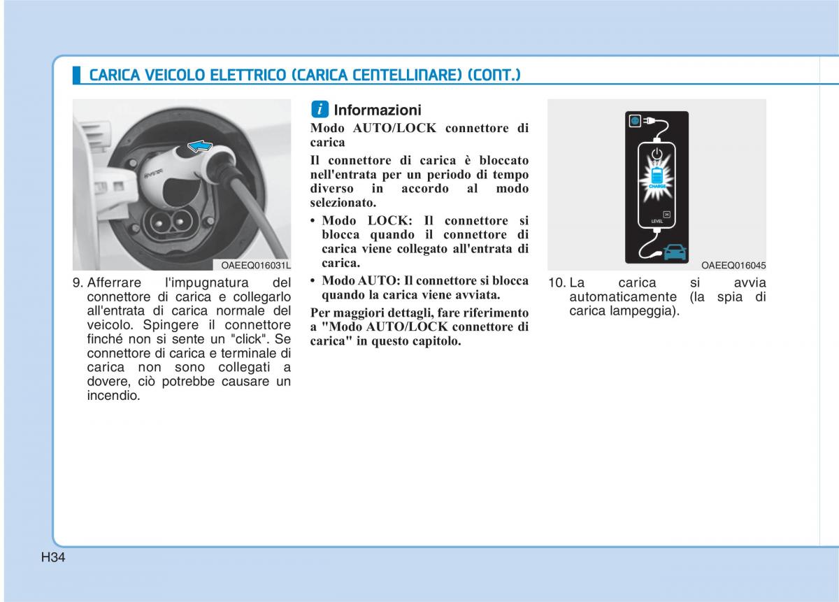 Hyundai Ioniq Electric manuale del proprietario / page 43