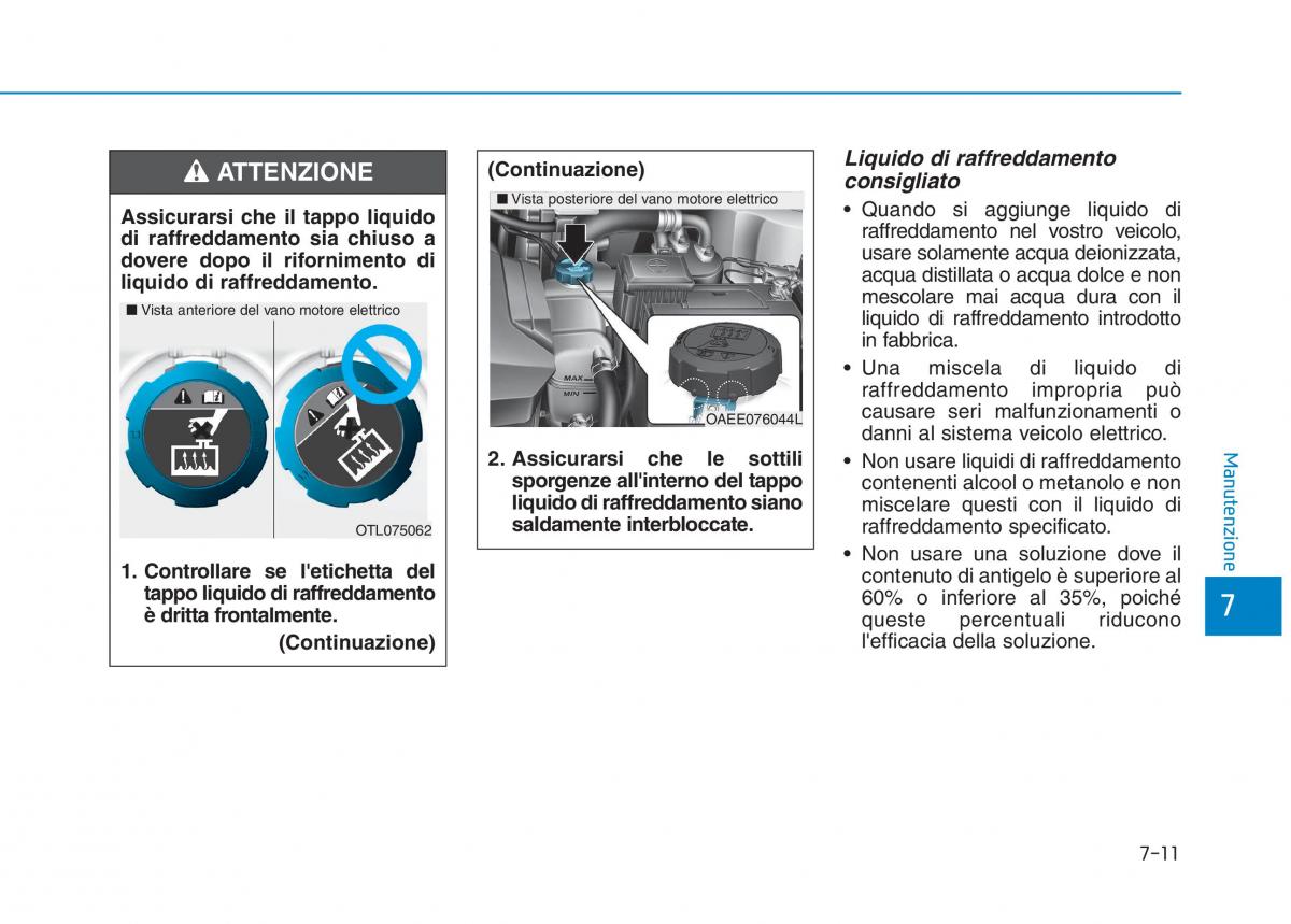 Hyundai Ioniq Electric manuale del proprietario / page 485