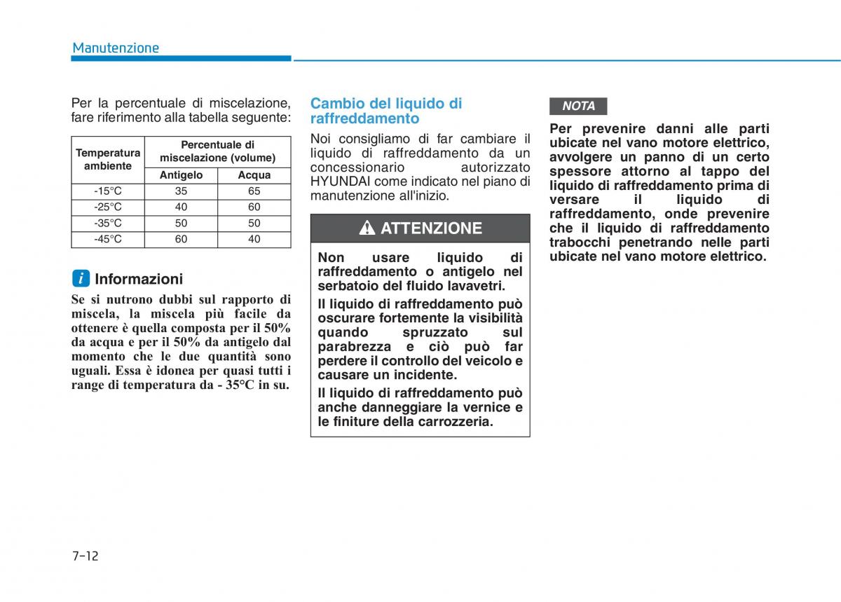 Hyundai Ioniq Electric manuale del proprietario / page 486