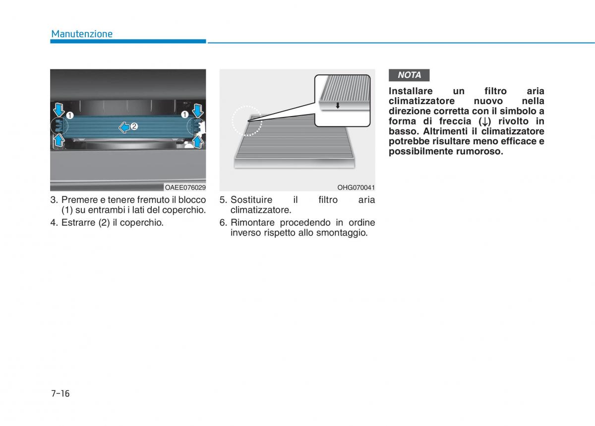 Hyundai Ioniq Electric manuale del proprietario / page 490