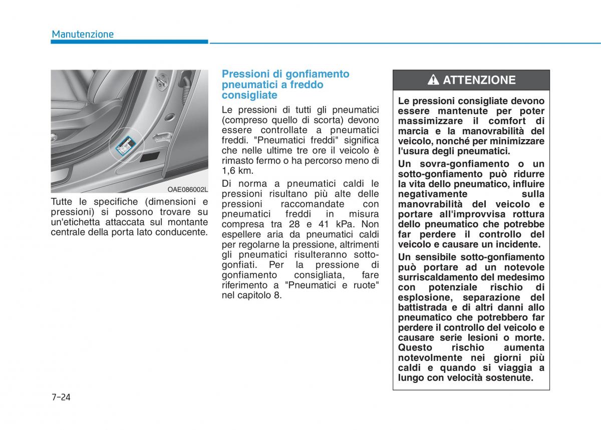 Hyundai Ioniq Electric manuale del proprietario / page 498