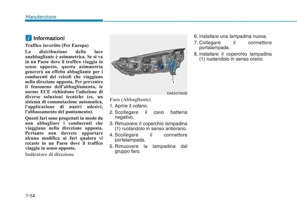 Hyundai Ioniq Electric manuale del proprietario / page 528