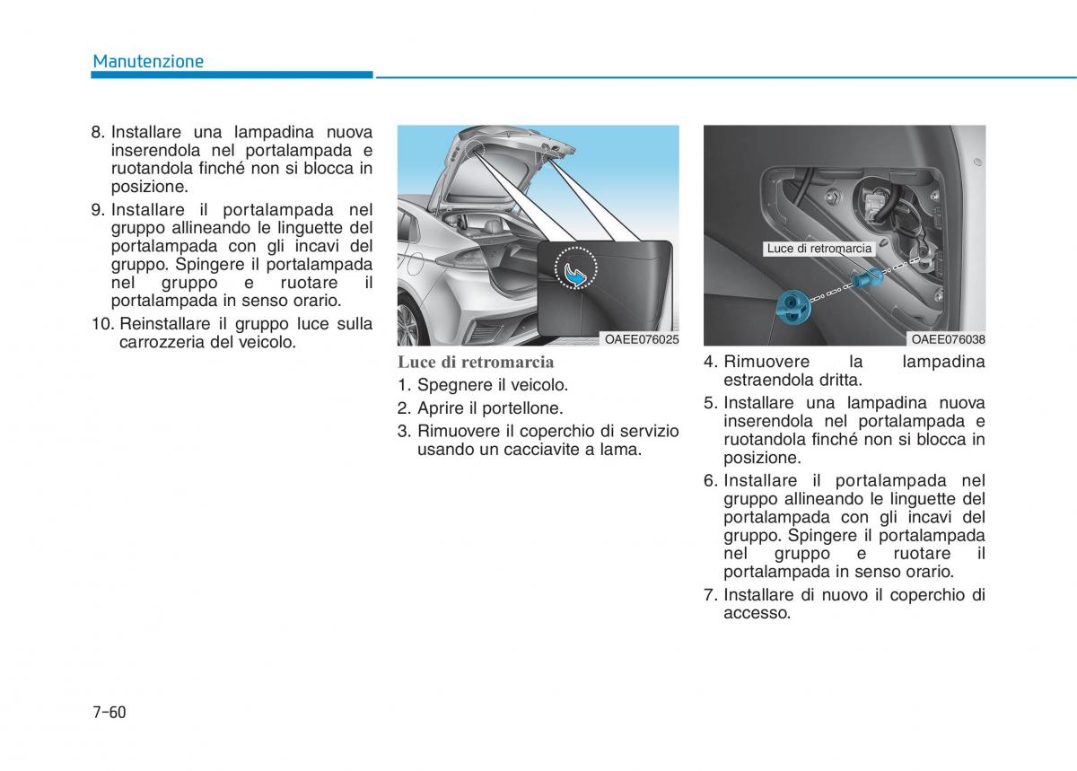 Hyundai Ioniq Electric manuale del proprietario / page 534