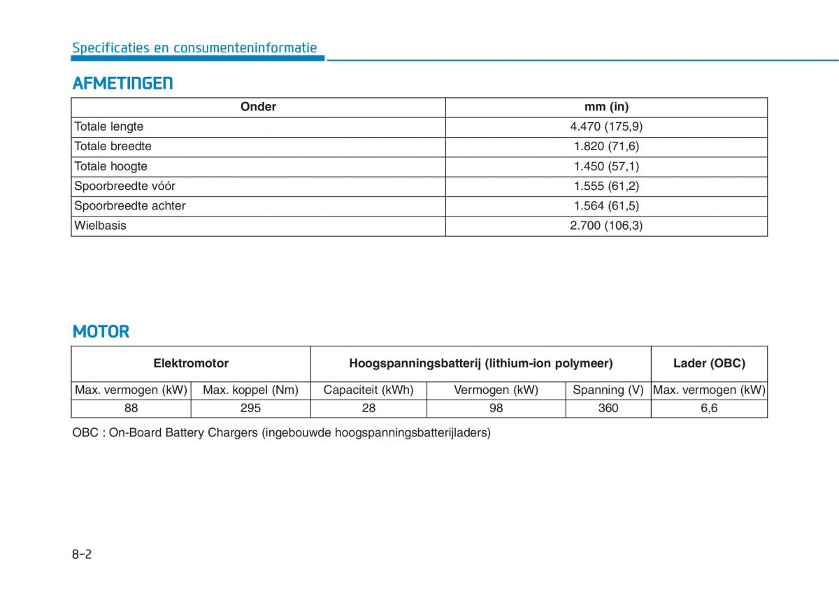 Hyundai Ioniq Electric handleiding / page 550