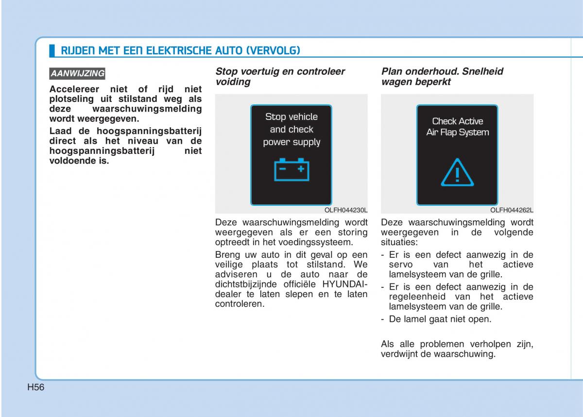 Hyundai Ioniq Electric handleiding / page 63