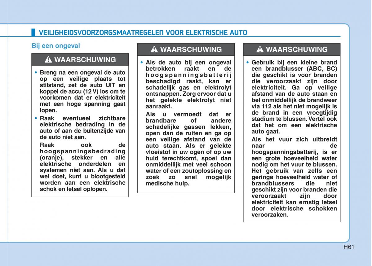 Hyundai Ioniq Electric handleiding / page 68