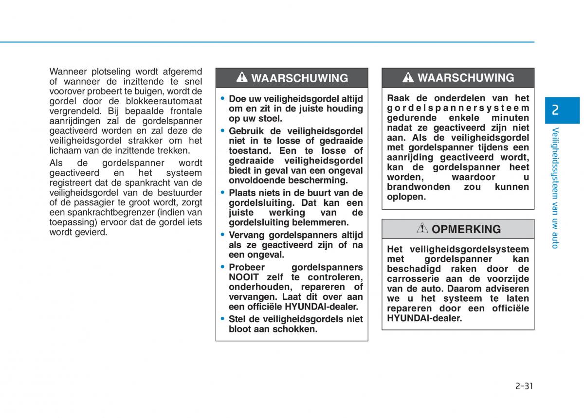 Hyundai Ioniq Electric handleiding / page 107