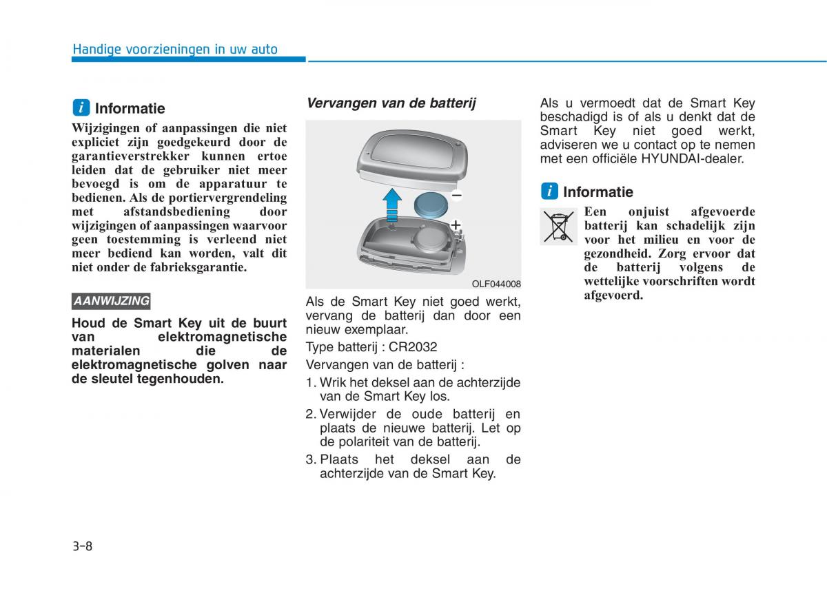 Hyundai Ioniq Electric handleiding / page 155