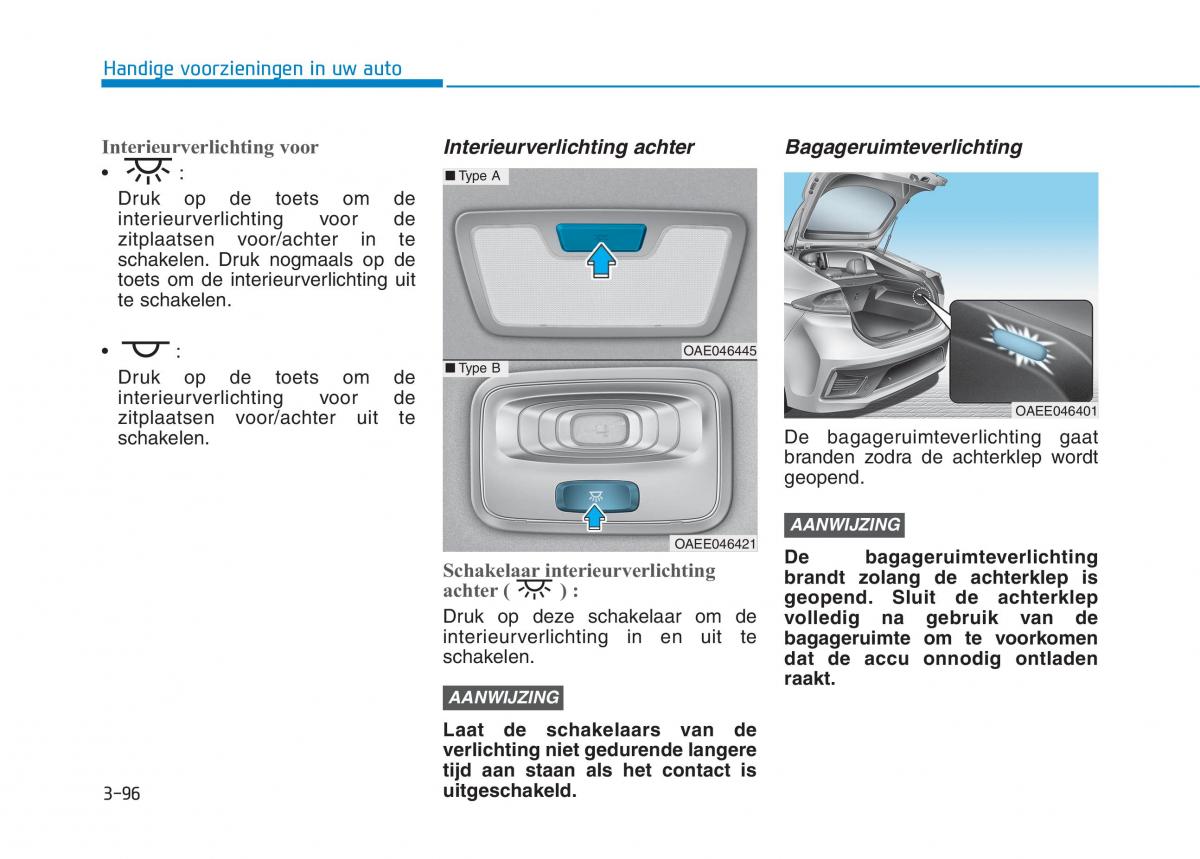 Hyundai Ioniq Electric handleiding / page 243