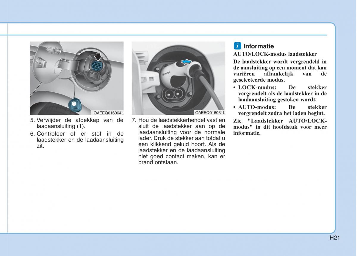 Hyundai Ioniq Electric handleiding / page 28