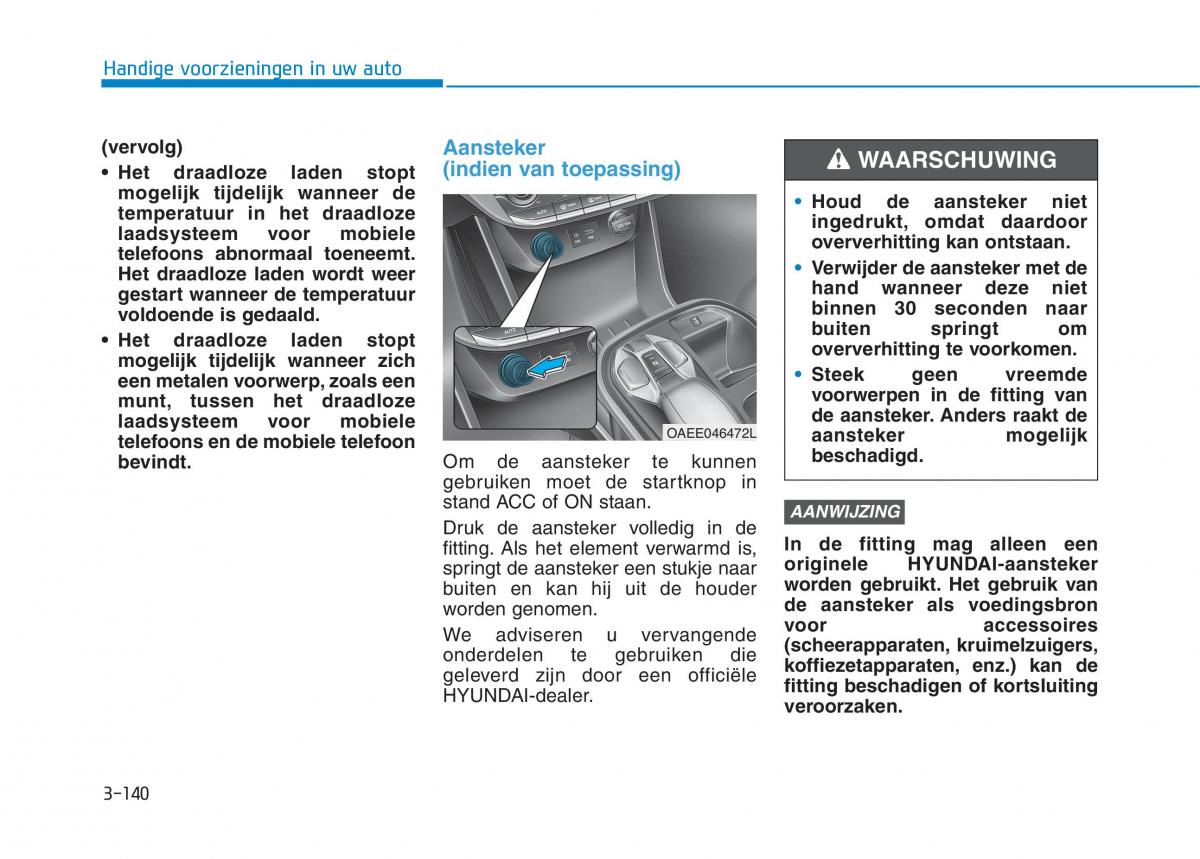 Hyundai Ioniq Electric handleiding / page 287