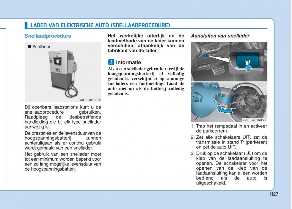 Hyundai Ioniq Electric handleiding / page 34