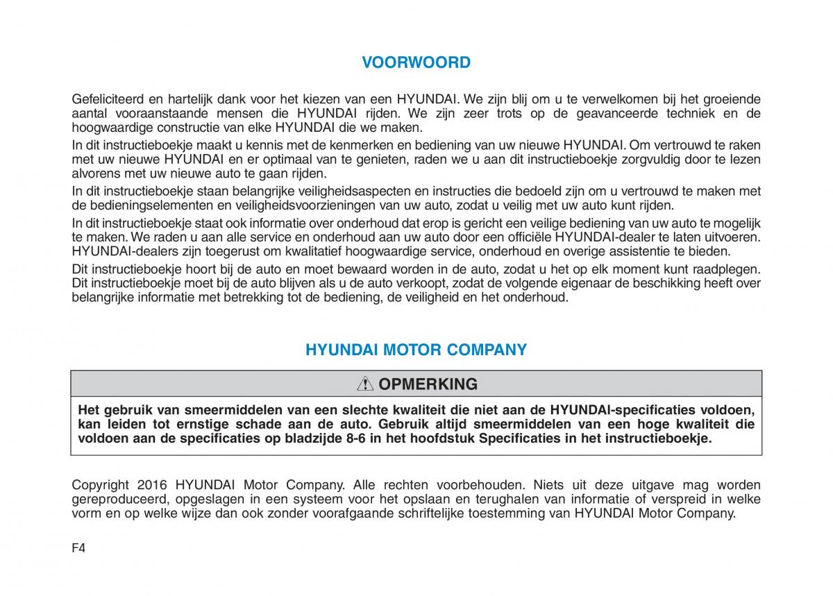 Hyundai Ioniq Electric handleiding / page 4