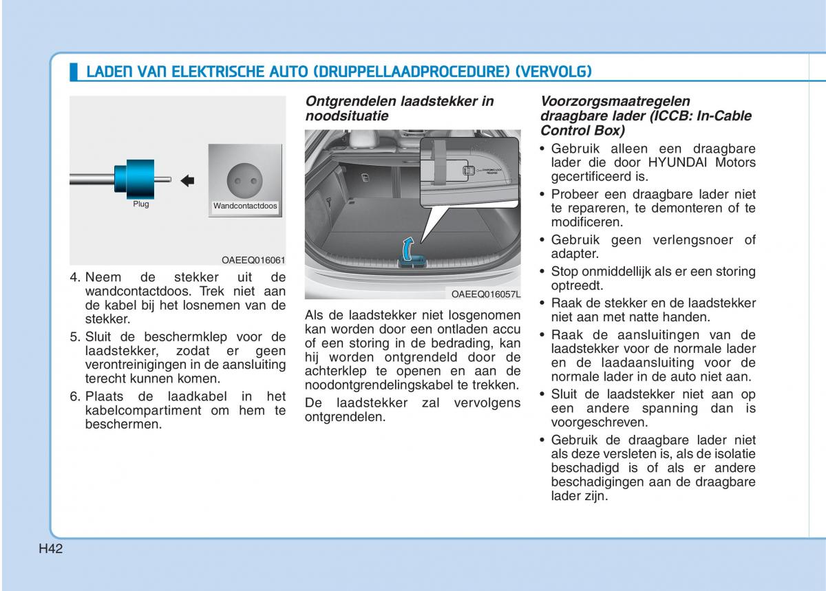 Hyundai Ioniq Electric handleiding / page 49