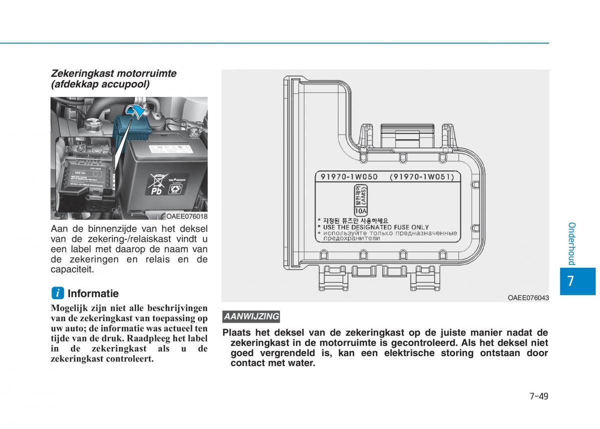 Hyundai Ioniq Electric handleiding / page 527