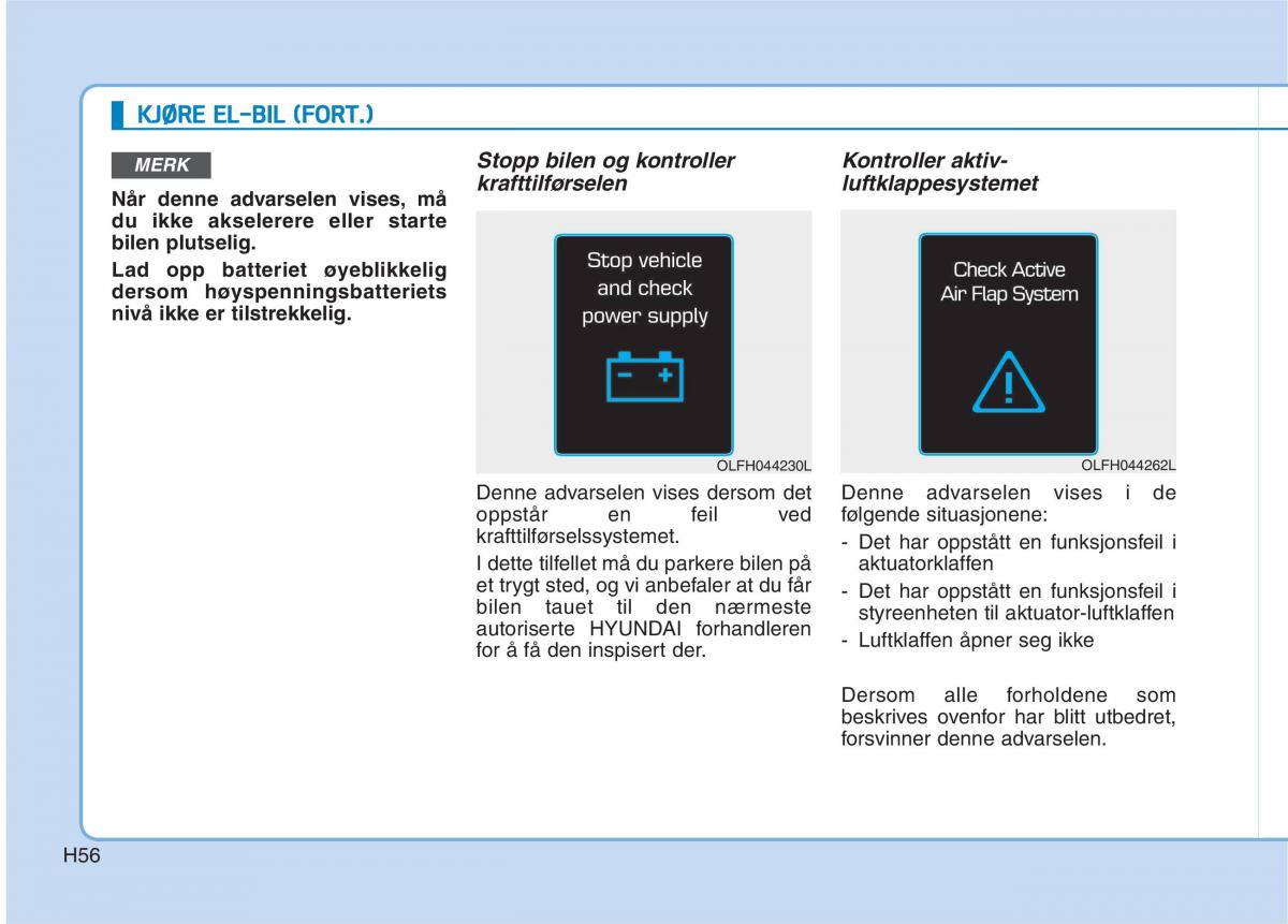 Hyundai Ioniq Electric bruksanvisningen / page 63