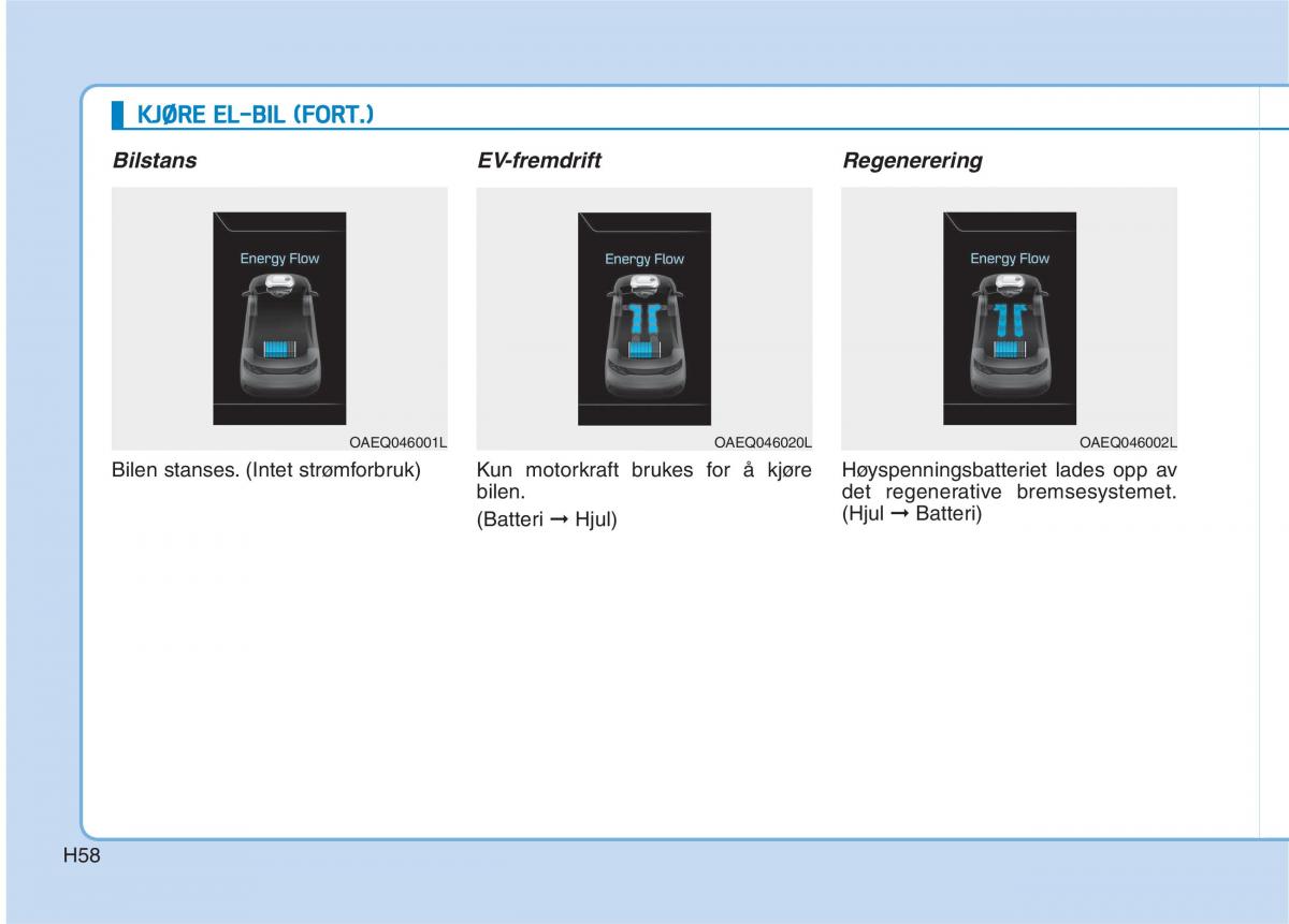 Hyundai Ioniq Electric bruksanvisningen / page 65