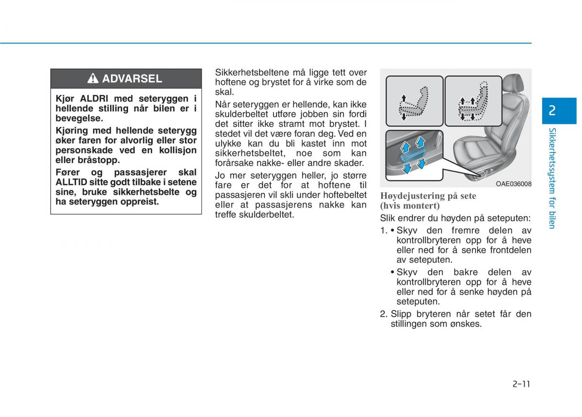 Hyundai Ioniq Electric bruksanvisningen / page 87