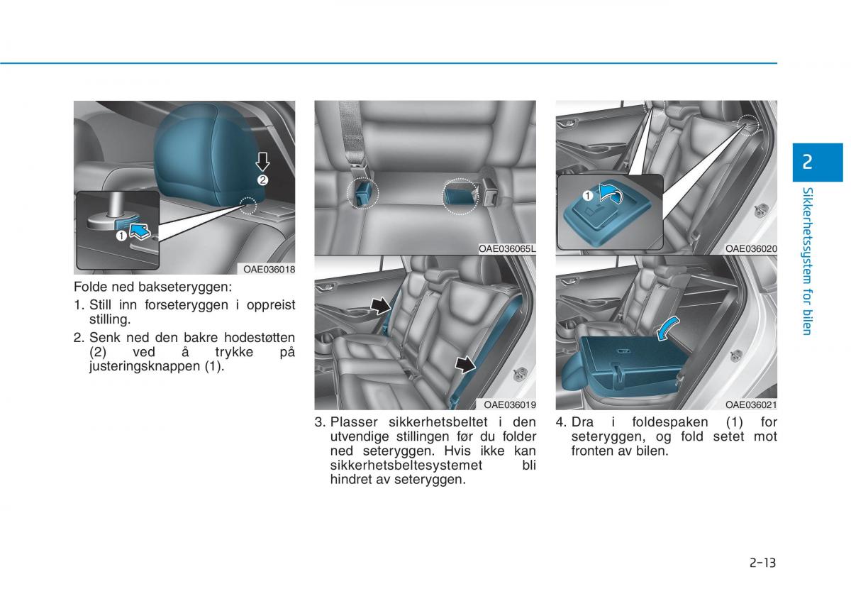 Hyundai Ioniq Electric bruksanvisningen / page 89