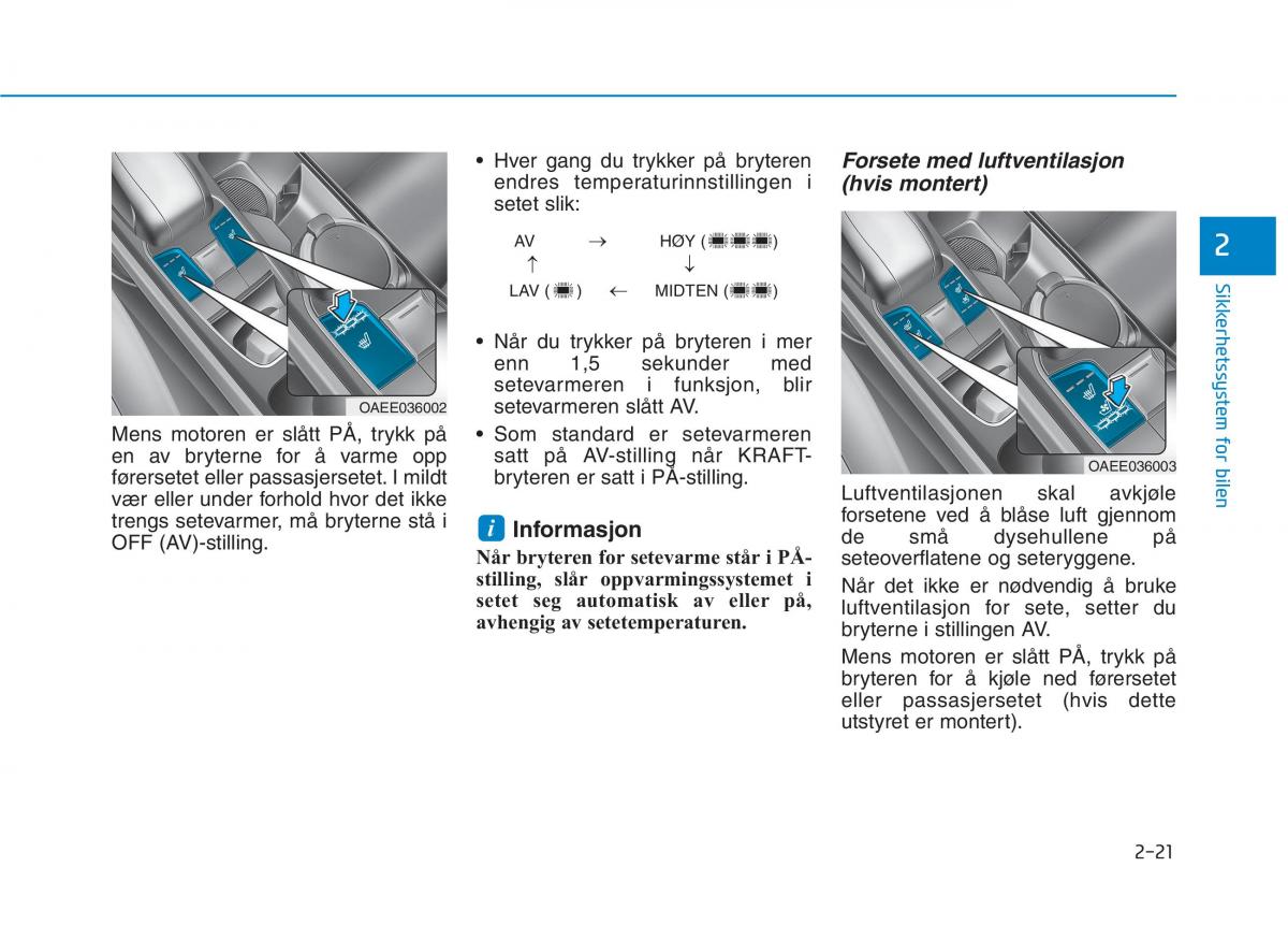 Hyundai Ioniq Electric bruksanvisningen / page 97