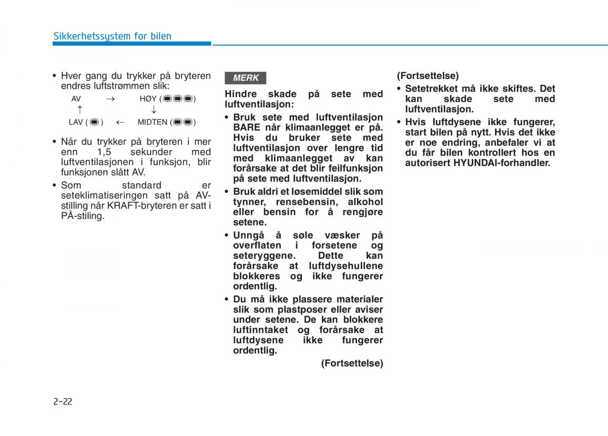 Hyundai Ioniq Electric bruksanvisningen / page 98