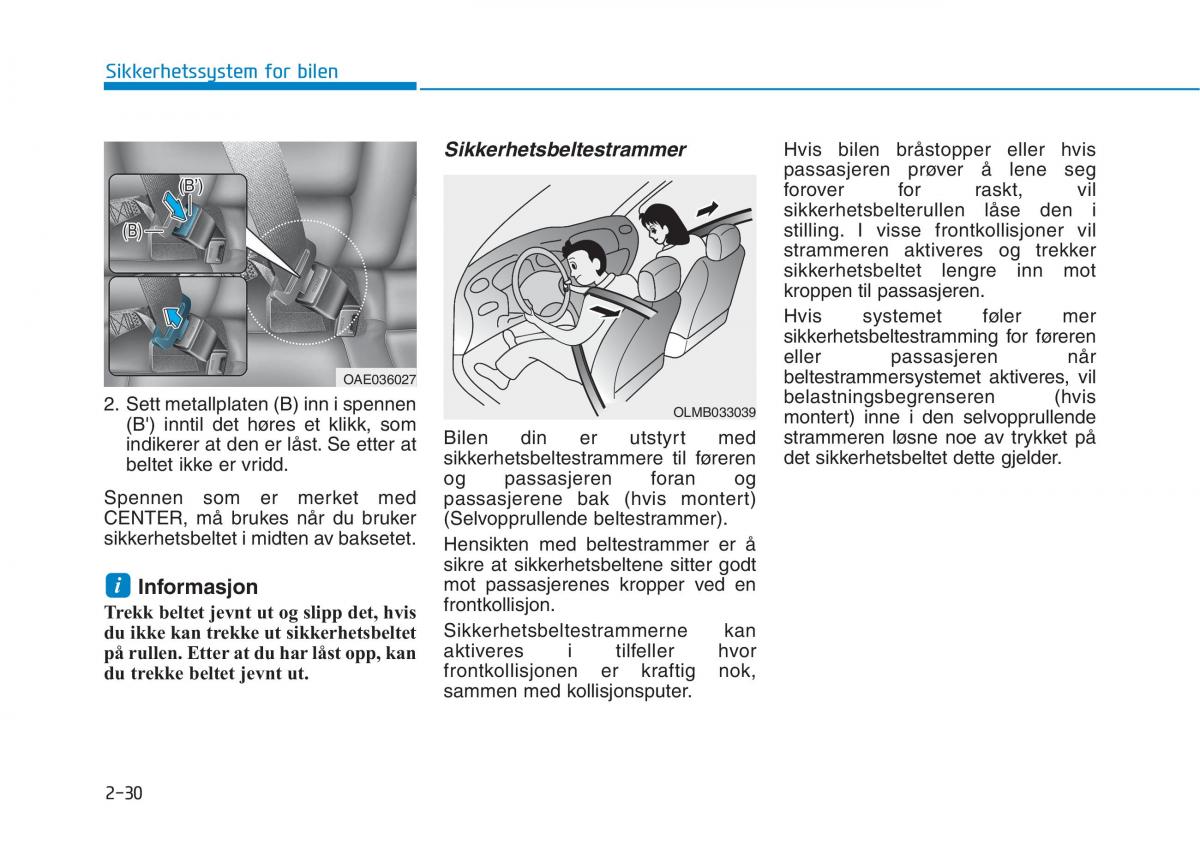 Hyundai Ioniq Electric bruksanvisningen / page 106