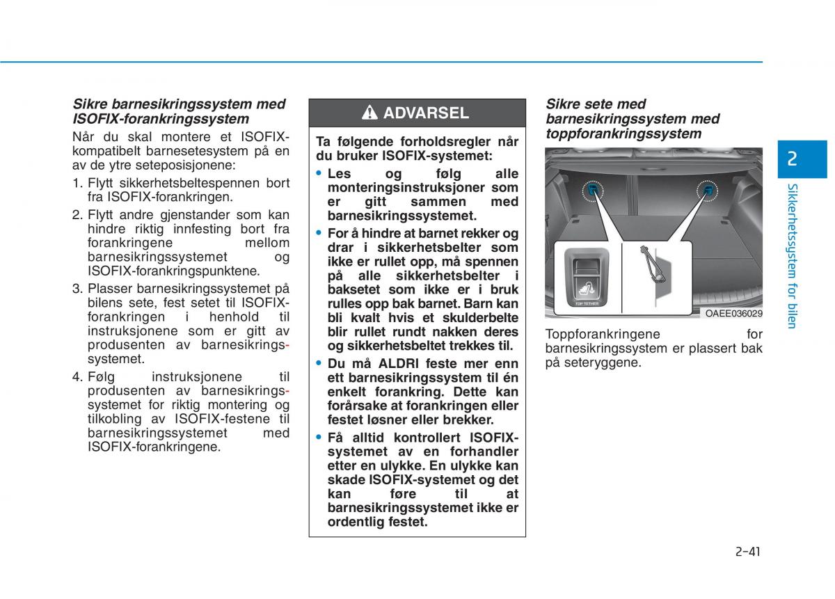 Hyundai Ioniq Electric bruksanvisningen / page 117