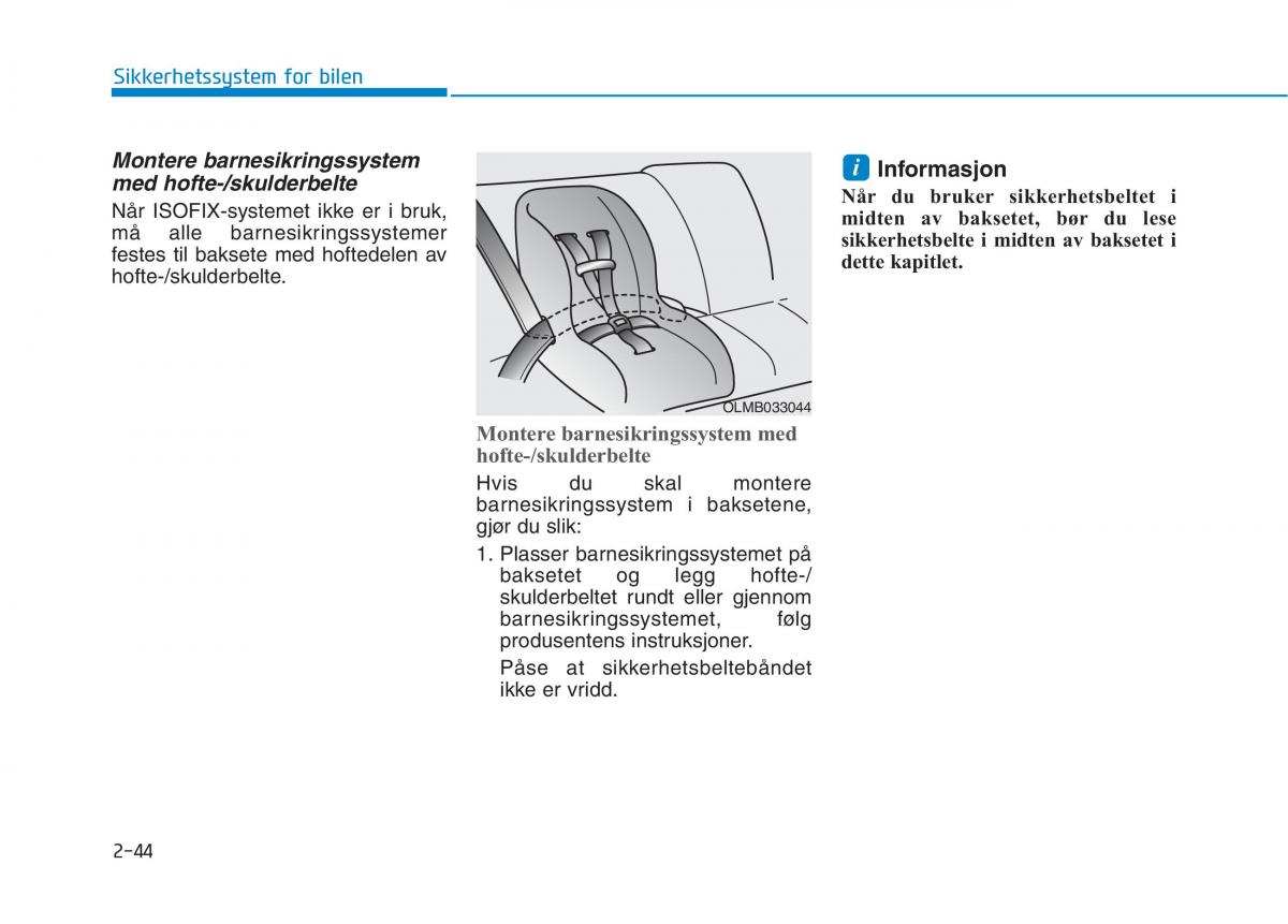 Hyundai Ioniq Electric bruksanvisningen / page 120