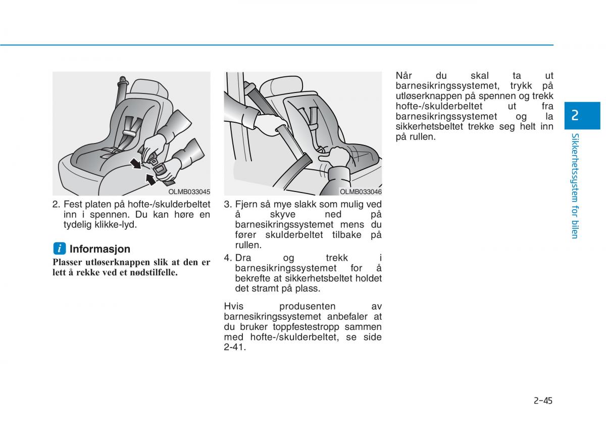 Hyundai Ioniq Electric bruksanvisningen / page 121