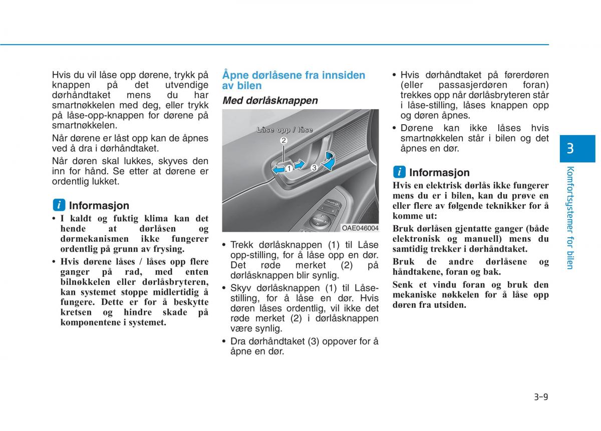 Hyundai Ioniq Electric bruksanvisningen / page 154