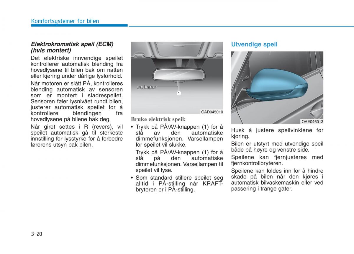 Hyundai Ioniq Electric bruksanvisningen / page 165