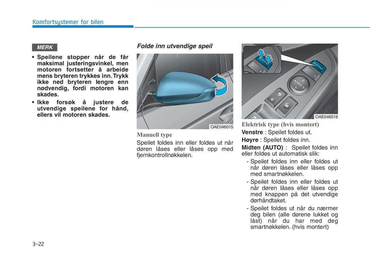 Hyundai Ioniq Electric bruksanvisningen / page 167