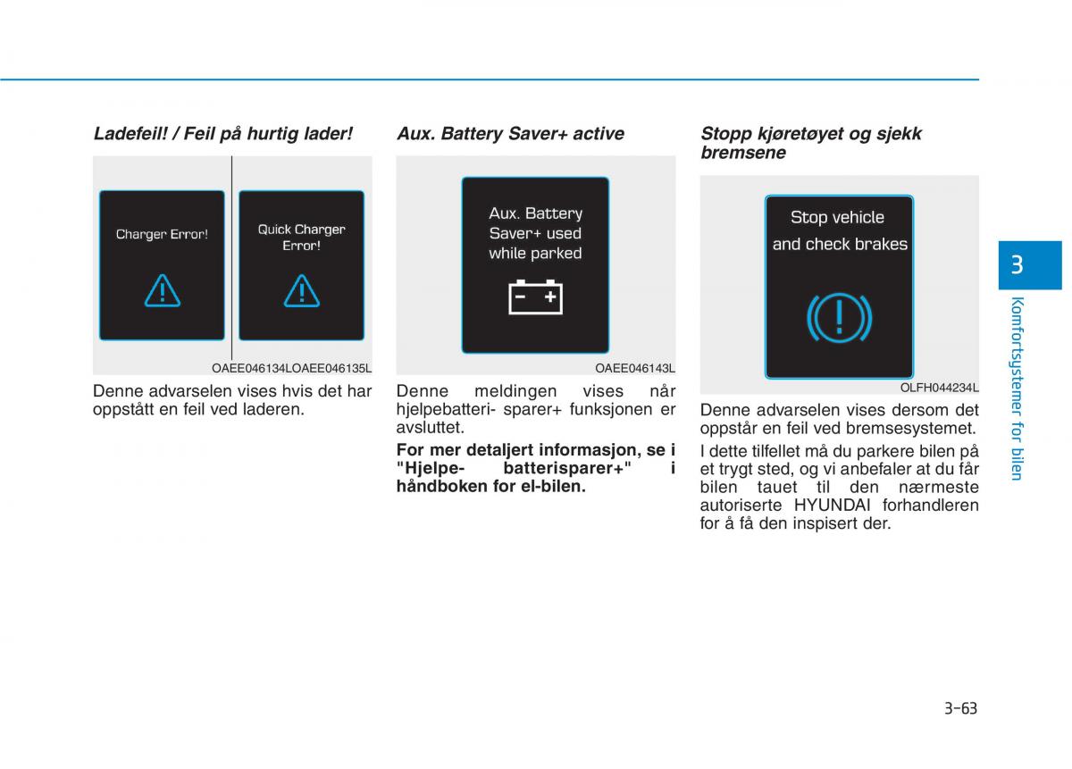 Hyundai Ioniq Electric bruksanvisningen / page 208