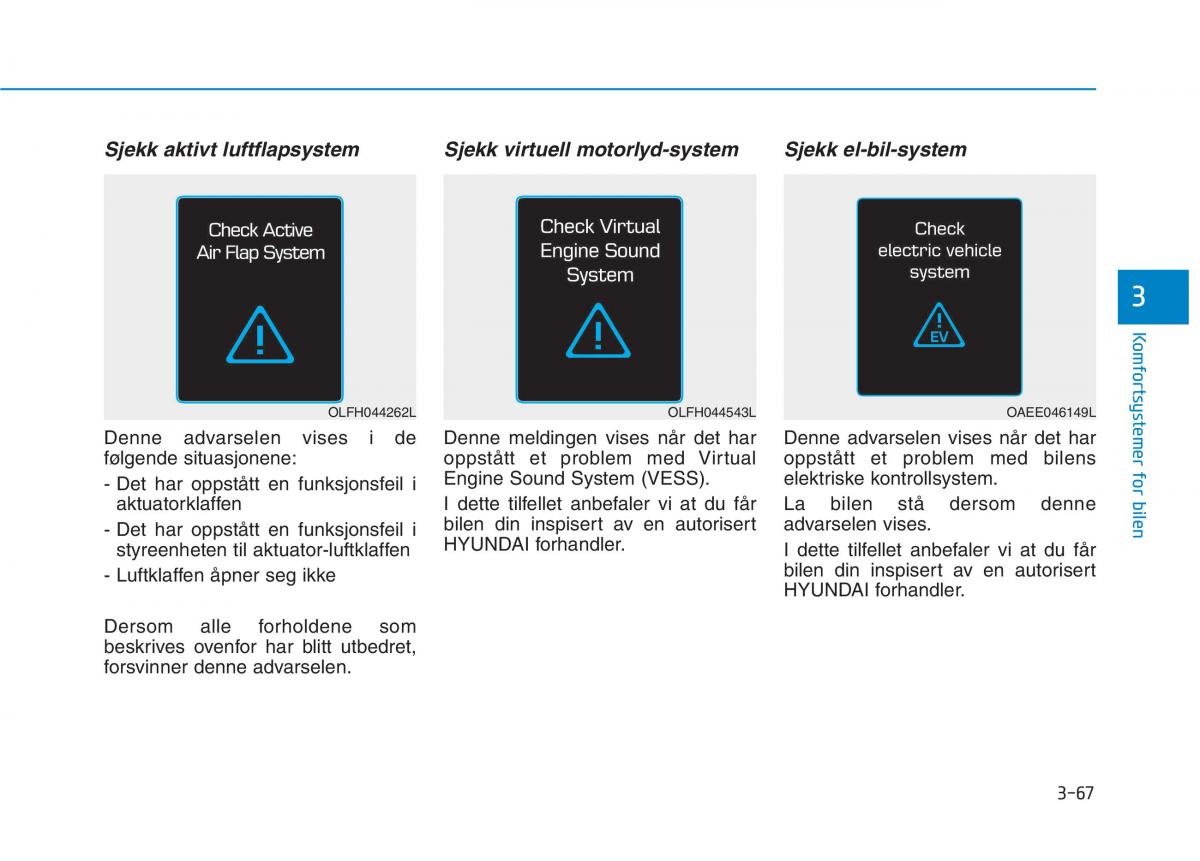 Hyundai Ioniq Electric bruksanvisningen / page 212