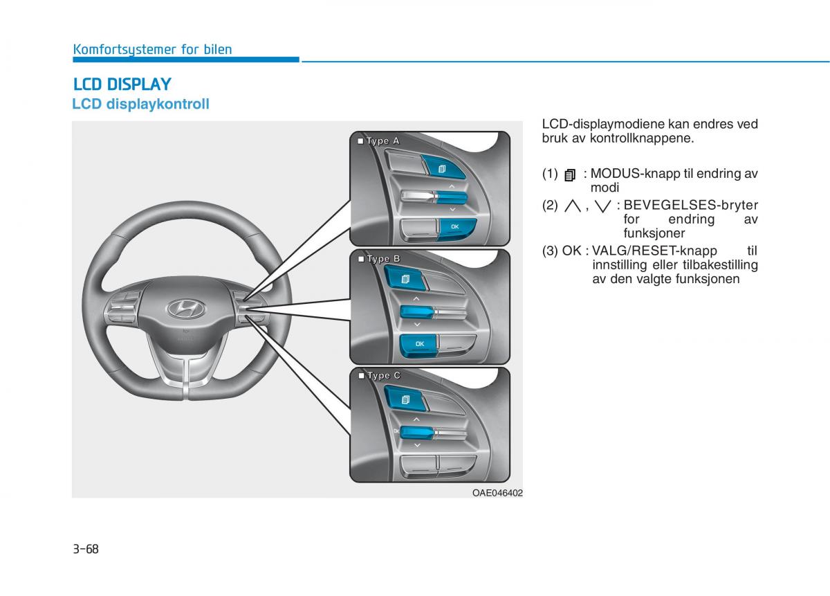 Hyundai Ioniq Electric bruksanvisningen / page 213