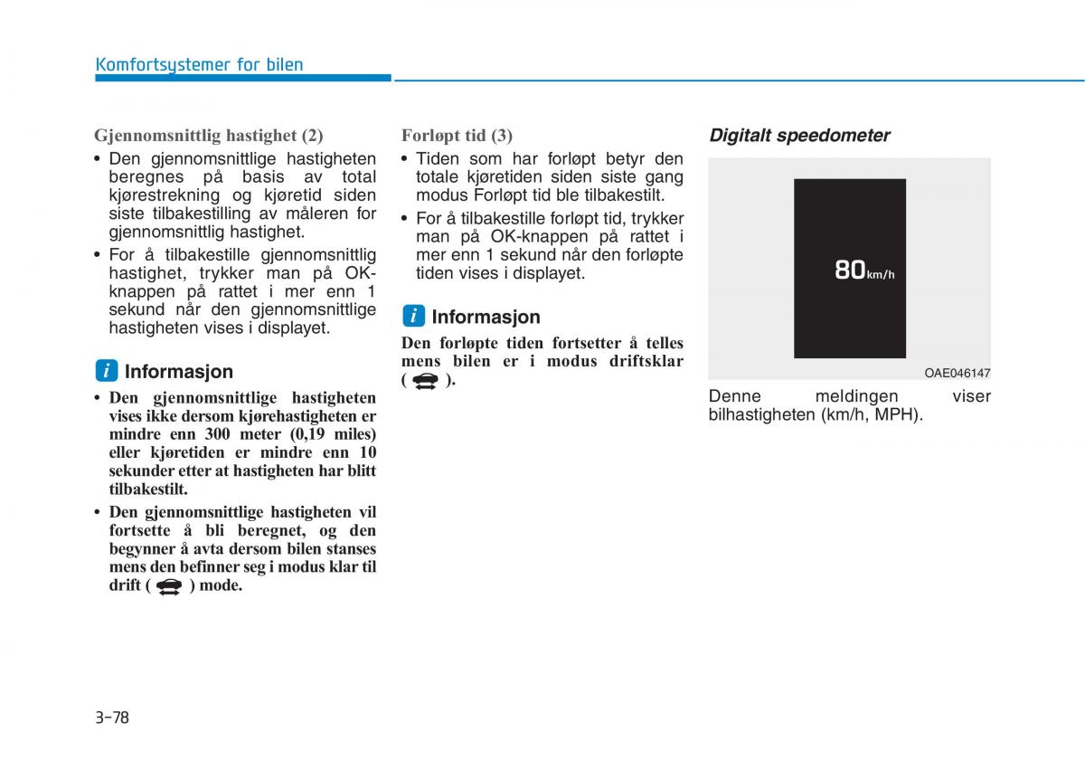 Hyundai Ioniq Electric bruksanvisningen / page 223