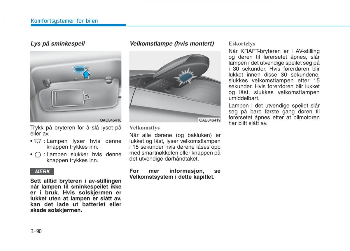 Hyundai Ioniq Electric bruksanvisningen / page 235