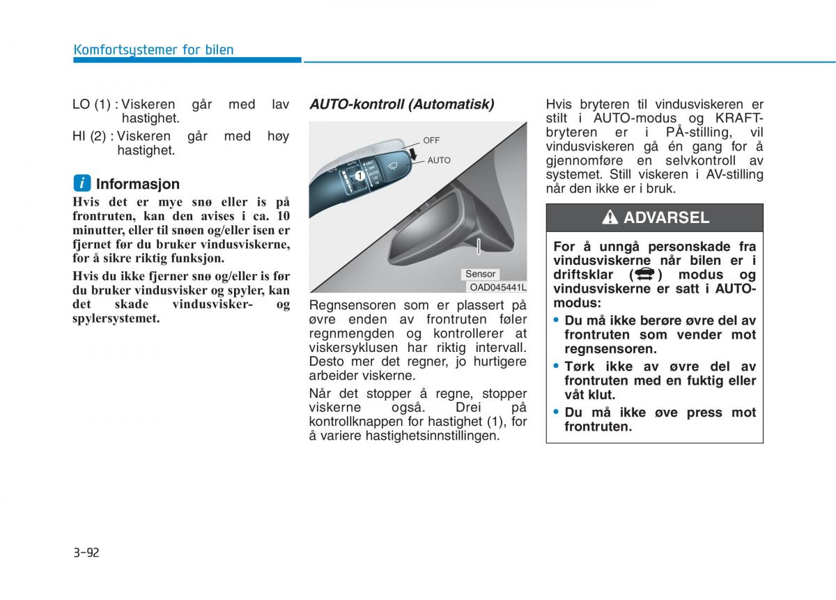 Hyundai Ioniq Electric bruksanvisningen / page 237