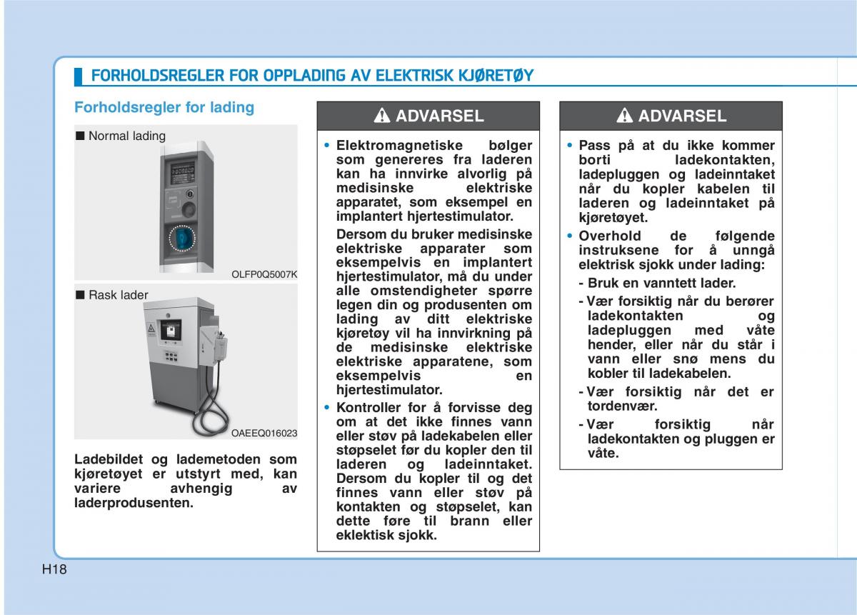 Hyundai Ioniq Electric bruksanvisningen / page 25