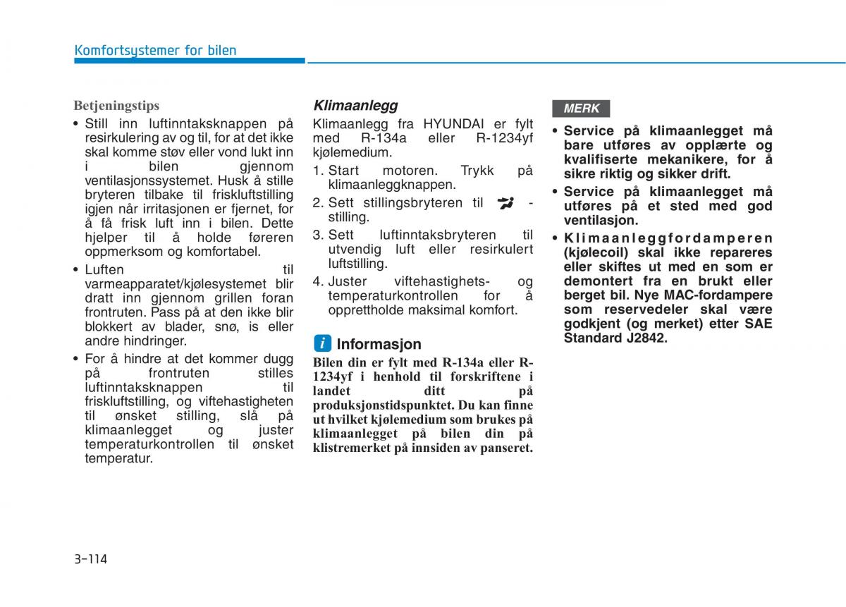 Hyundai Ioniq Electric bruksanvisningen / page 259