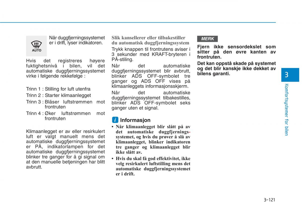 Hyundai Ioniq Electric bruksanvisningen / page 266