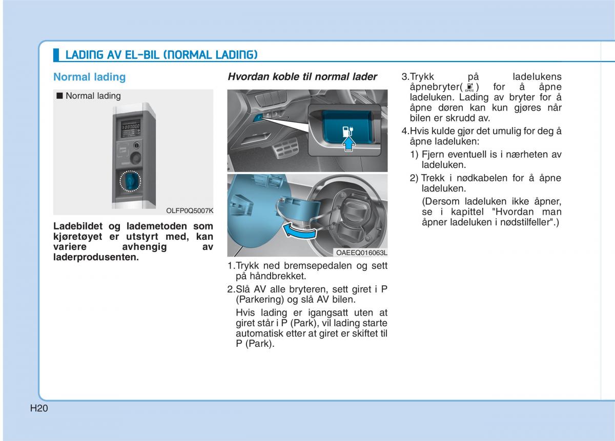 Hyundai Ioniq Electric bruksanvisningen / page 27