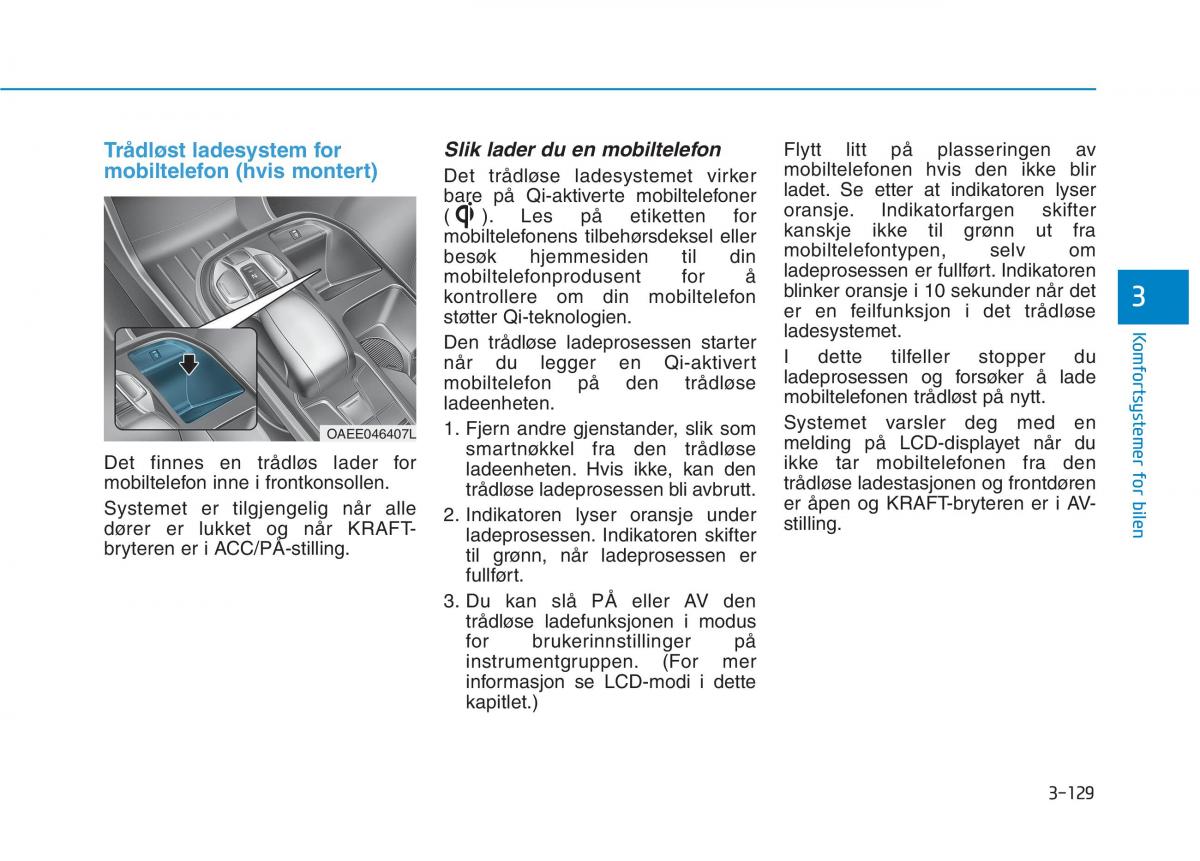 Hyundai Ioniq Electric bruksanvisningen / page 274