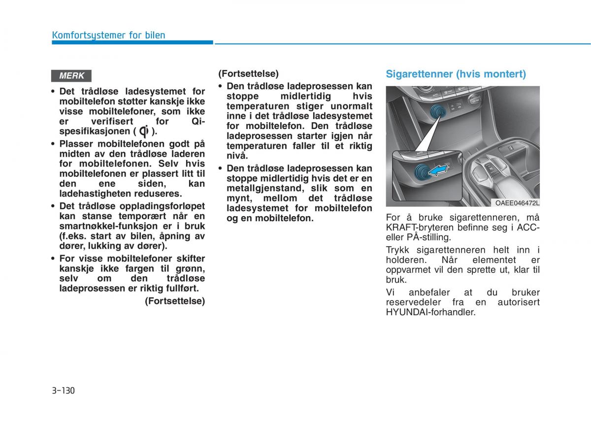 Hyundai Ioniq Electric bruksanvisningen / page 275