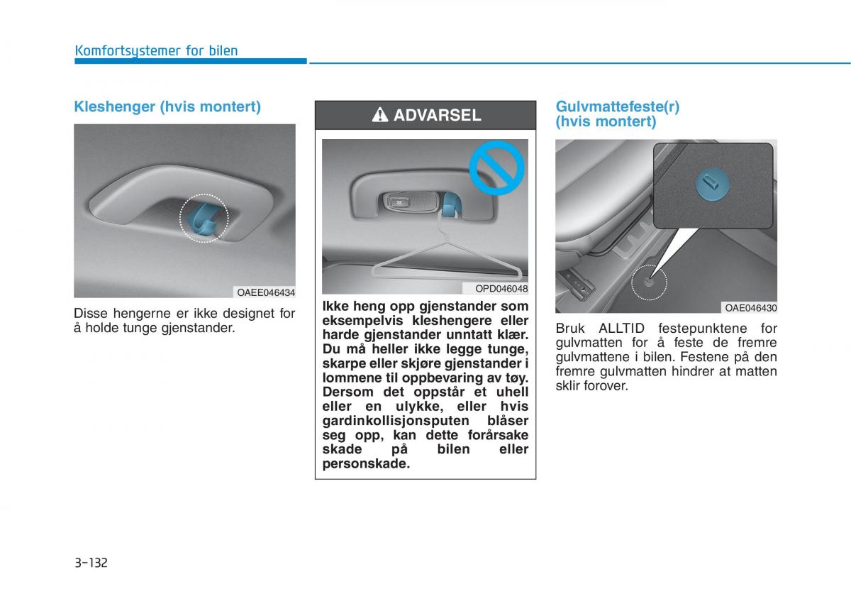 Hyundai Ioniq Electric bruksanvisningen / page 277