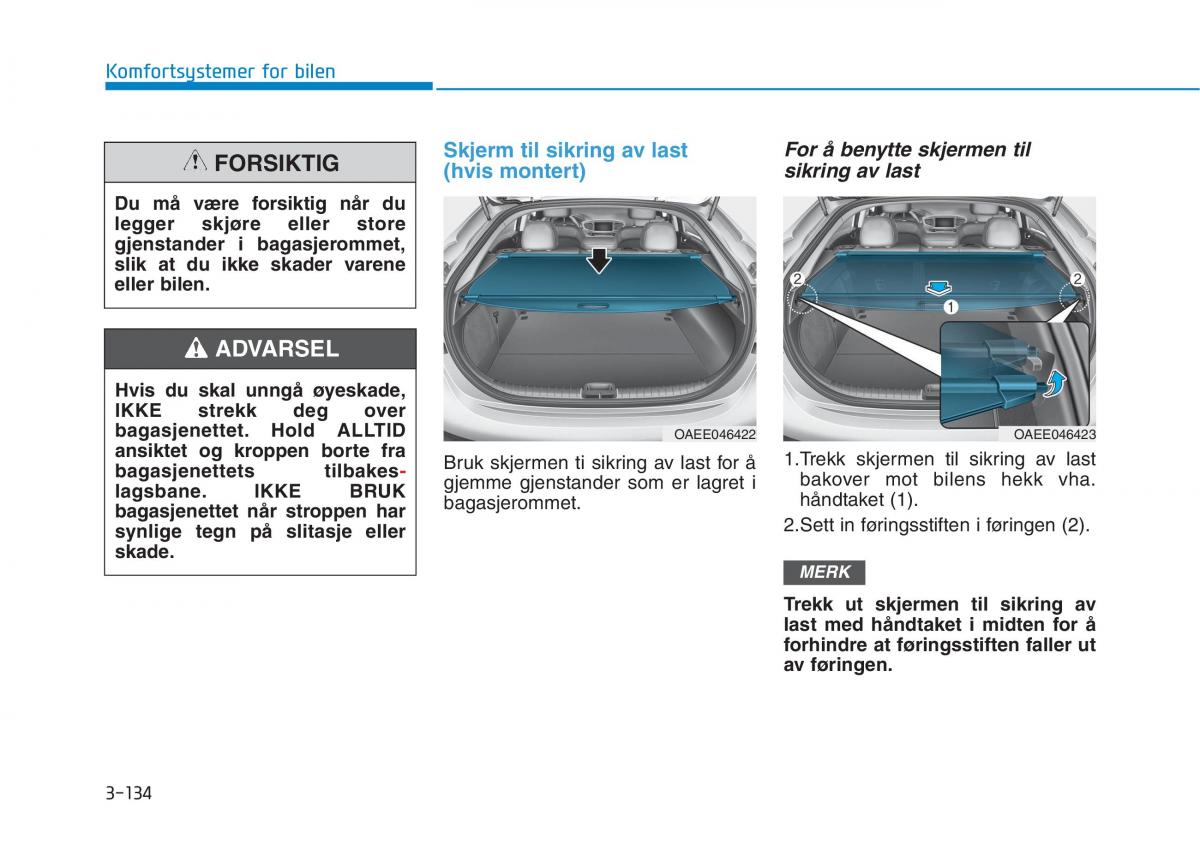 Hyundai Ioniq Electric bruksanvisningen / page 279